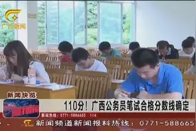 110分！广西公务员笔试合格分数线确定视频封面