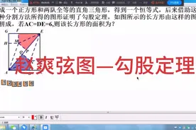 中国古代数学辉煌—赵爽弦图证明勾股定理，中考热门考点视频封面