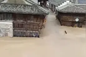 祈祷平安！浙江临海全城被淹 或发超历史性大洪水 目前水位正下降视频封面