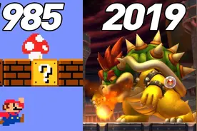 35年 速看38款超级马里奥游戏进化史  1985 - 2019视频封面