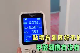 家中装修 贴墙布要那么多胶水 甲醛情况怎么样 大饼带你实地勘察视频封面