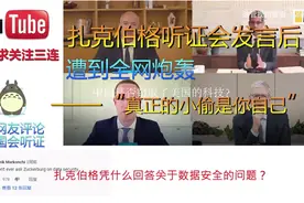 扎克伯格听证会遭全网炮轰，外国网友：真正的小偷是你自己！视频封面