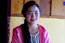 老挝山村苗族女孩视频封面