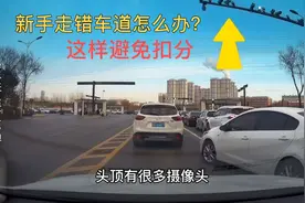 路口走错车道怎么办？老司机告诉你2个方法，新手开车避免慌张视频封面