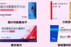 临床常用抗高血压药物缬沙坦氨氯地平依那普利美托洛尔氢氯噻嗪视频封面
