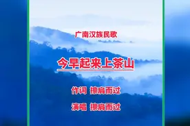 云南广南汉族民歌《今早起来上茶山》（演唱 擦肩而过）视频封面