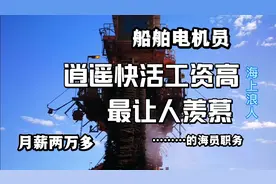 船舶电机员，月薪两万多，工作又轻松，最让人羡慕的海上职务视频封面