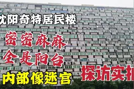 实拍沈阳奇特居民楼，密密麻麻全是阳台，内部如迷宫，好怪异视频封面