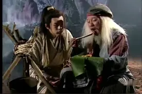 神雕：杨过为找小龙女到了华山之巅，竟碰到了九指神丐洪七公视频封面