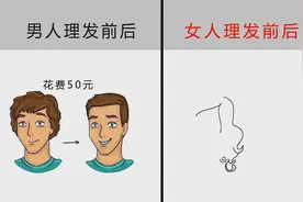 男女理发前后的“发型”变化，太搞笑了！哈哈哈