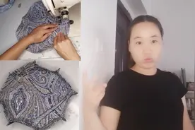 简单裁剪圆形图，在家缝制15个圆圈，固定硬实八角立体收纳盒！