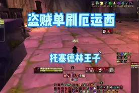魔兽怀旧服盗贼单刷厄运西王子，5人副本剩一个斯坦索姆没单刷视频封面