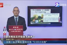 又有一省发通知 探索实施“2.5天小长假”视频封面