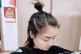 短发太碎这样扎头发，风吹不乱还利落