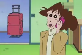 蜡笔小新：小新和妈妈临时查岗出差的老爸，小新的爷爷奶奶好可爱视频封面