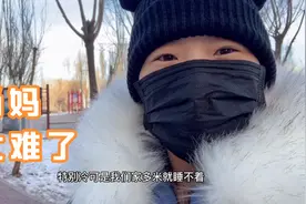 冰天雪地，继续带着6个月的宝宝，室外睡觉💤，当妈太难了视频封面