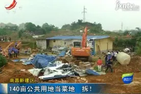 南昌新建区：140亩公共用地当菜地 拆！视频封面