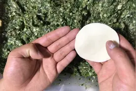 饺子馆的师傅原来是这样包饺子的，几秒钟包一个，手法真是利索啊视频封面