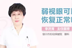 弱视眼可以恢复正常吗？视频封面