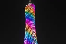广州塔不管是白天还是晚上都很美，快过年了也有很多游客，天气好视频封面