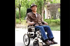 佳民众邦电动轮椅折叠轻便残疾老年人智能全自动四轮代步车铝合金视频封面