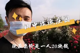 门票20元一位的汉中南郑玫瑰庄园百花齐放，真是拍抖音的好去处视频封面