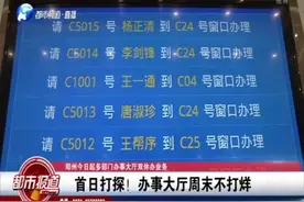 即日起，郑州多部门办事大厅双休办业务，周末不打烊！视频封面