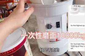 自己在家磨面的机器，质量👍🏻(储存食物还能省一大笔💰）视频封面
