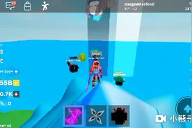 方哥解说:roblox忍者模拟器，化身死神拿起镰刀砍小盆友。