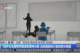 18岁女生遭同学霸凌致精神分裂 法院强制执行拿到部分赔偿视频封面