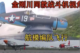 三架油动战斗机编队飞行，效果堪比真机！视频封面