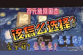 百元120g固态怎么选？金士顿金泰克金百达“三兄弟”实测告诉你！视频封面
