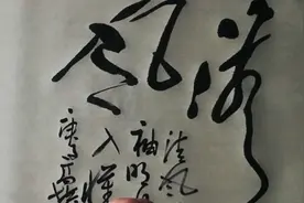 古句配佳书，好一个爽字了得！草书小品：清风出袖，明月入怀视频封面