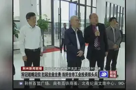 荆州市委书记何光中调研荆州开发区工业投资视频封面