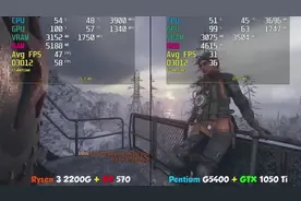 AMD 2200G+RX570 VS Intel G5400+1050ti，谁更强？视频封面