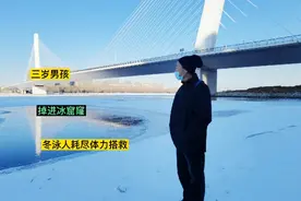 沈阳三岁娃不知深浅掉进冰河，29岁妈妈下去救孩子，结果呢？视频封面