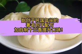 始创于民国年间的著名包子配方，加自制“十三香”提升口味！
