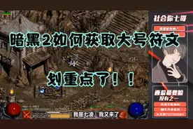 《暗黑破坏神2》划重点-获取大号符文场景整合，建议收藏！
