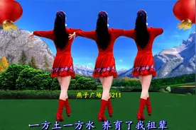 背面带跳广场舞《爱陕北》演唱：王二妮，嘹亮的歌声，句句入心视频封面