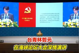 台青林哲元在海峡论坛大会深情演讲：我是一名马克思主义研究者