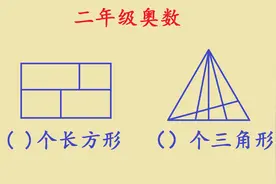 二年级数学奥数课，数图形， 分类是最实用的方法