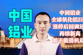 中国铝业 全球氧化铝巨头 涨停后回调还能再续新高 能不能借机追视频封面