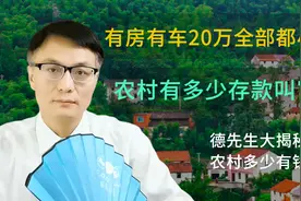 农村拥有多少存款才叫富裕？有房有车20万？#理财大赛第三季#视频封面