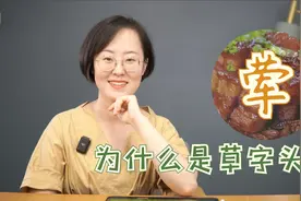 “荤”这个字，为什么是草字头？视频封面