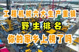 我国工程机械六大生产重镇，野生排名新鲜出炉，这排名够野吗视频封面
