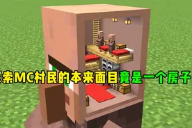 我的世界：探索MC村民的本来面目？原来村民是一个房子！视频封面