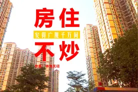 有13332套公租房的花园小区，广州南悦花苑，看看房住不炒的成果视频封面