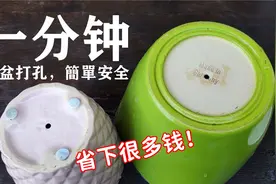 如何给陶瓷盆打孔，无需特殊工具，安全又快速！省下不少花盆钱
