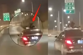 音浪太强？广西2女子奔驰车天窗“热舞”被查，交警：分别罚款！视频封面