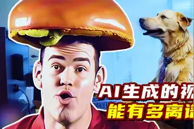 AI生成的视频有多离谱？汉堡成精了，还想占领地球！视频封面